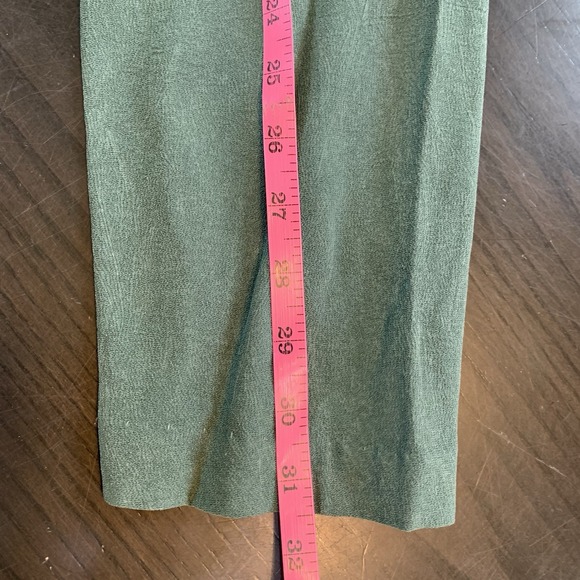 Carole Little VTG Tunic Shirt Womens 14 Green Blouse Top USA‎ Retro Classic - Picture 13 of 13